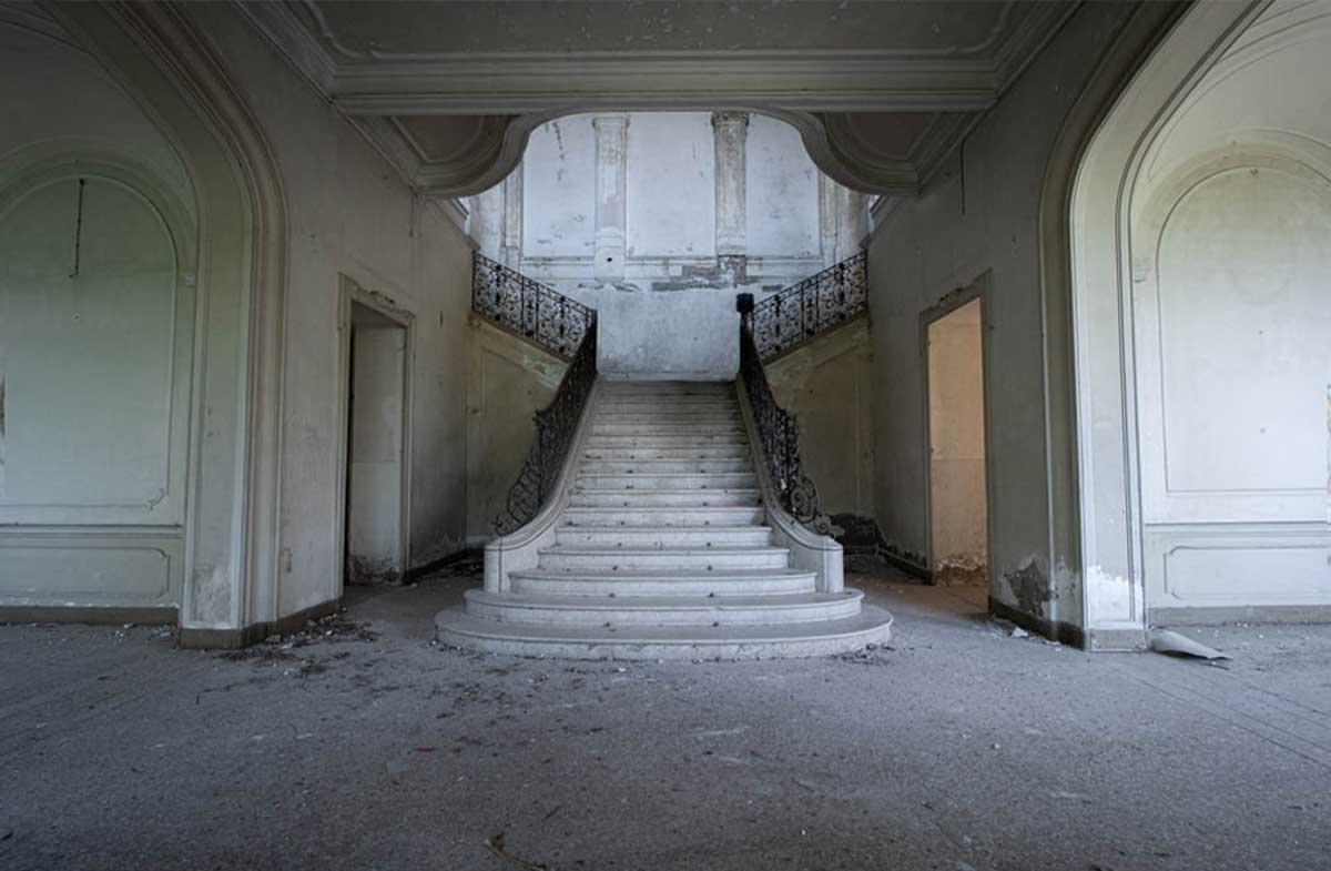 Villa pallavicino mossi scala ingresso